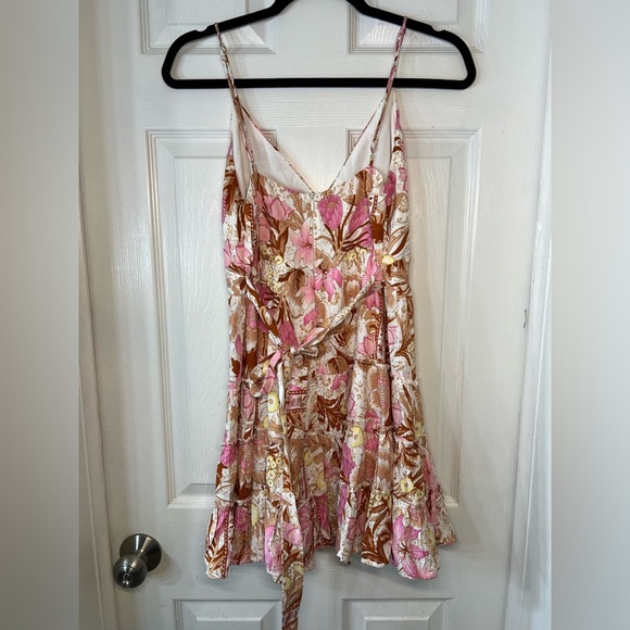 Saints And Secret Cynthia Floral Mini Dress Size Large - Picture 2 of 9